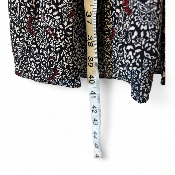 NEW Black Michael Kors Long Sleeve Dress Floral Style Designer MK Women’s Large! - Picture 3 of 4